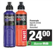 Powerade Sports Drink Assorted-For 2 x 500ml