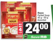 Royco Packet Soup Assorted-For 4 x 45g-50g