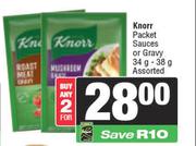 Knorr Packet Sauces Or Gravy Assorted-For 2 x 34g-38g