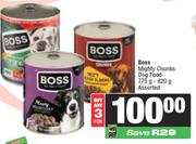 Boss Mighty Chunks Dog Food Assorted-For Any 3 x 775g/820g