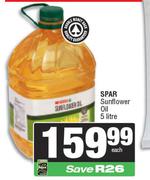 Spar Sunflower Oil-5Ltr
