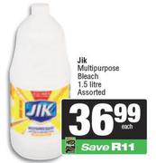Jik Multipurpose Bleach Assorted-1.5Ltr