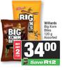 Willards Big Korn Bites Assorted-For 2 x 120g