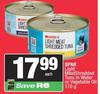 Spar Light Meat Shredded Tuna In Water Or Vegetable Oil-170g
