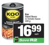 Koo Baked Beans In Tomato Sauce-400g