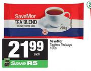 SaveMor Tagless Teabags-100s