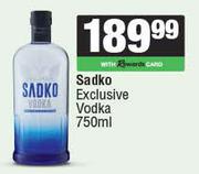 Sadko Exclusive Vodka-750ml