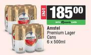 Amstel Premium Lager Cans-For 2 x 6 x 500ml
