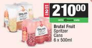 Brutal Fruit Spritzer Cans-For 2 x 6 x 500ml