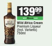 Wild Africa Cream Premium Liqueur-750ml