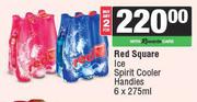 Red Square Ice Spirit Cooler Handies-For 2 x 6 x 275ml