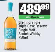 Glenmorangie Triple Cask Reserve Single Malt Scotch Whisky-750ml