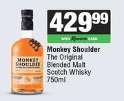 Monkey Shoulder The Original Blended Malt Scotch Whisky-750ml