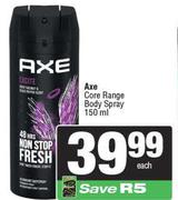 Axe Core Range Body Spray-150ml