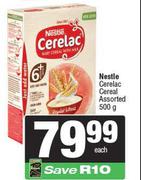Nestle Cerelac Cereal Assorted-500g