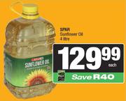 Spar Sunflower Oil-4Ltr