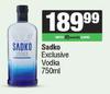 Sadko Exclusive Vodka-750ml