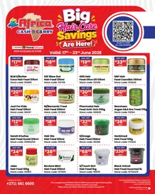 Africa Cash And Carry : Big Haircare Savings (17 June - 23 June 2026)