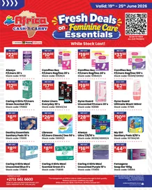 Africa Cash And Carry : Fresh Deals On Feminine Care Esentials (19 June - 25 June 2026)
