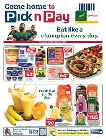 Pick n Pay Western Cape : Eat Like A Champion Every Day (22 June - 28 June 2026)