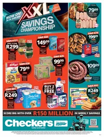 Checkers Gauteng, Brits, Klerksdorp, Limpopo, Mpumalanga, North West, Potchefstroom & Rustenburg : XXL Savings (22 June - 28 June 2026)
