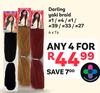 Darling Yaki Braid #1/#4/#1/#39/#33/#27-For Any 4 