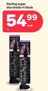 Darling Super Star Braid # 1 Black-Each