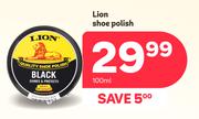 Lion Shoe Polish-100ml