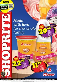 Shoprite Western Cape : Yogurt Savings (22 June - 19 July 2026)