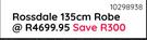Rossdale 135cm Robe 10298938