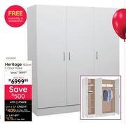 Heritage 182cm 3 Door Robe 10094899