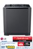 LG 15Kg Twin Tub Grey Machine TT1561RWPT 10299794