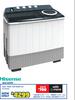 Hisense 16Kg Twin Tub WSDE163 10118059