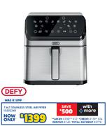 Defy 7.6L Stainless Steel Air Fryer 10302348