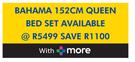 Restonic Bahama 152cm Queen Bed Set Free Restonic Umbrella