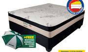 Restonic Bahama 137cm Double Bed Set 10302328 Free Restonic Umbrella
