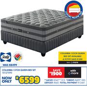 Sealy Columbia 137cm Double Bed Set 10127590