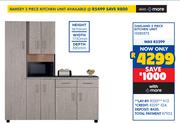 Oakland 2 Piece Kitchen Unit 10283572