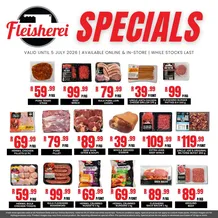 Flesherei : Specials (24 June - 05 July 2026)