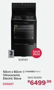 Defy 50cm x 60cm Thermofan+ Vitroceramic Electric Stove DSS697 828580