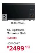 Defy 43L Digital Solo Microwave Black DMO143 850024674