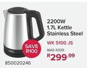 Defy 2200W 1.7Ltr Kettle (Stainless Steel) WK 5100 JS 850020246