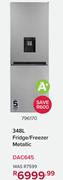 Defy 348Ltr Fridge/Freezer (Metallic) DAC645 796170