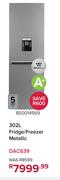 Defy 302Ltr Fridge/Freezer (Metallic) DAC639 850014569