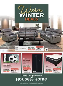 House & Home Botswana : Warm Winter Deals (15 June - 12 July 2026)