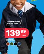 Student Prince Jackets 5-6 Years (Priced From)-Each