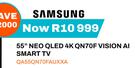Samsung 55" Neo QLED 4K QN70F Vision AI Smart TV QA55QN70FAUXXA