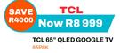 TCL 65" QLED Google TV 65P8K