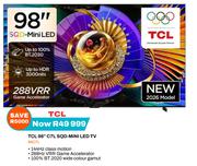 TCL 98" C7L SQD-Mini LED TV 98C7L