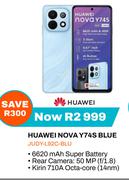  Huawei Nova Y74S Blue JUDY-L92C-BLU